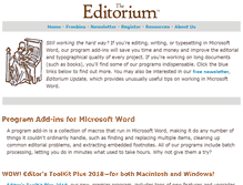 Tablet Screenshot of editorium.com